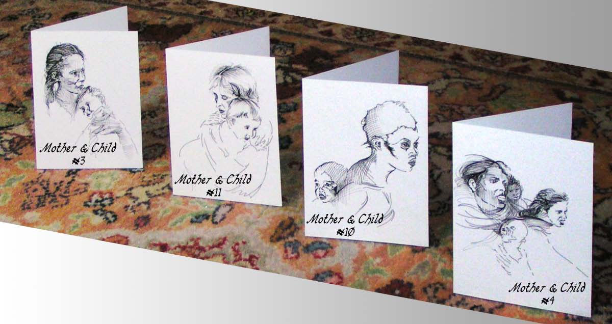 Mother and Child cards with identification